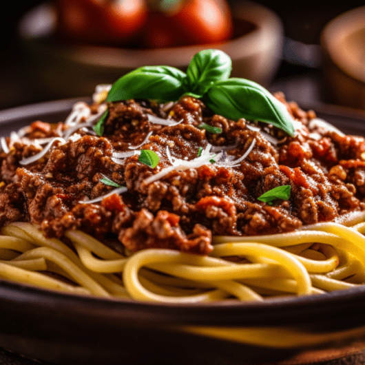 Healthy Spaghetti Bolognese