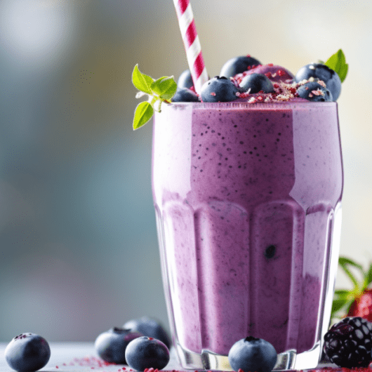 berry coconut smoothie