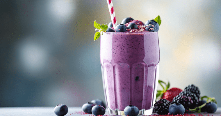 berry coconut smoothie