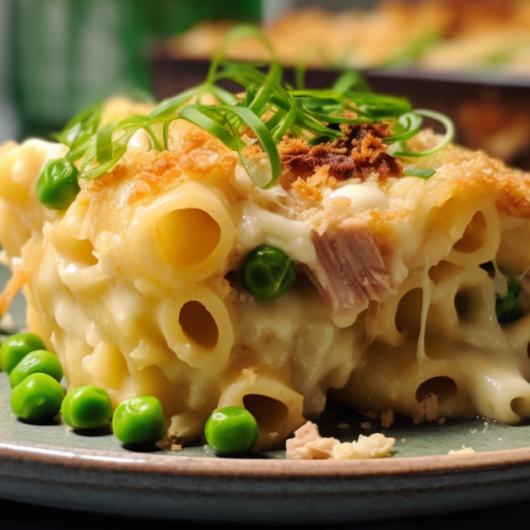 creamy tuna pasta bake