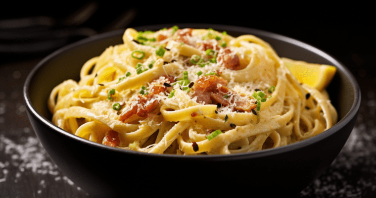 creamy lemon carbonara recipe