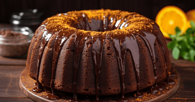 easy chocolate orange cake recipe