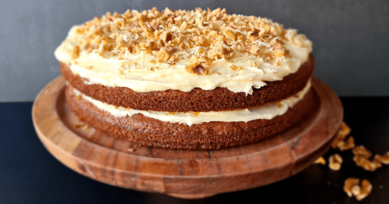 Carrot & Walnut Cake