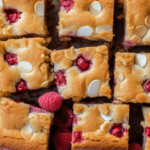 Raspberry White Chocolate Slice recipe