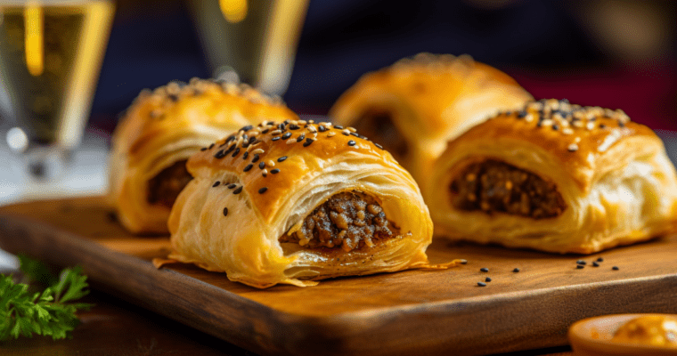 spiced sausage rolls recipe