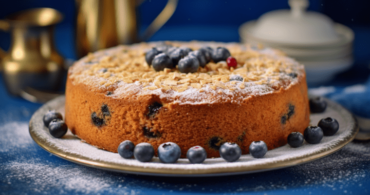 Apple and blueberry cake recipe