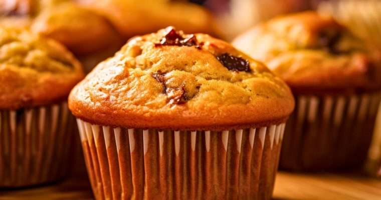 Banana Date Muffins