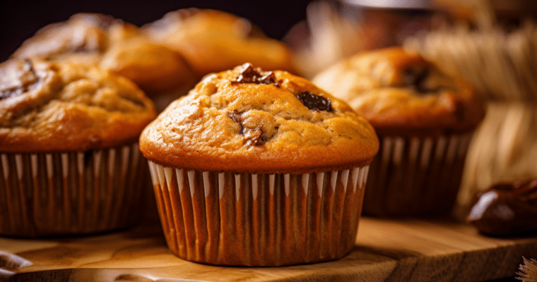 Banana and Date Muffins