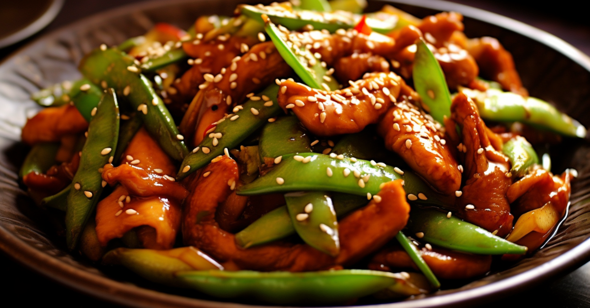 Chicken Stir-fry with Sugar Snap Peas