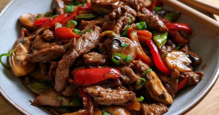 Lemongrass Ginger Beef Stir-fry