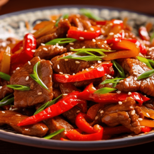 lemongrass ginger beef stir-fry recipe