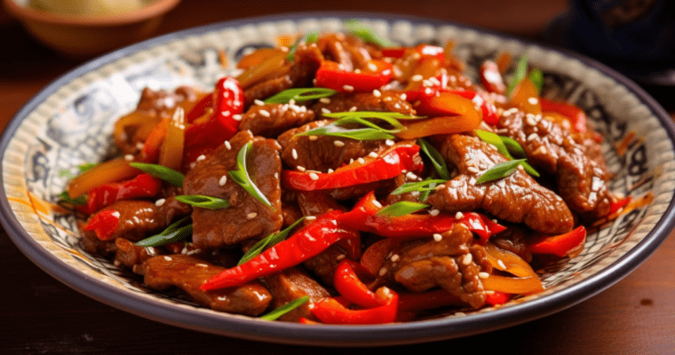 lemongrass ginger beef stir-fry recipe