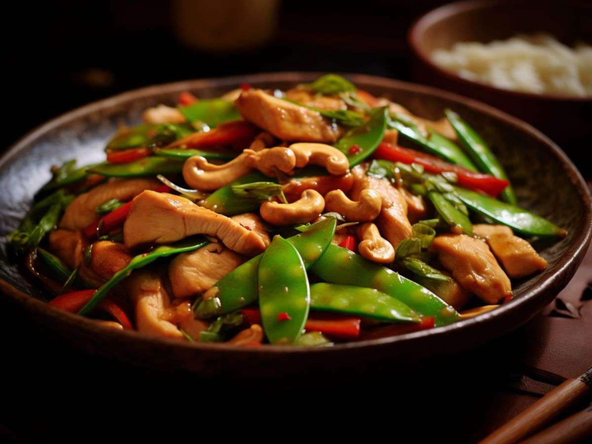 Chicken and Cashew Stir-fry recipe