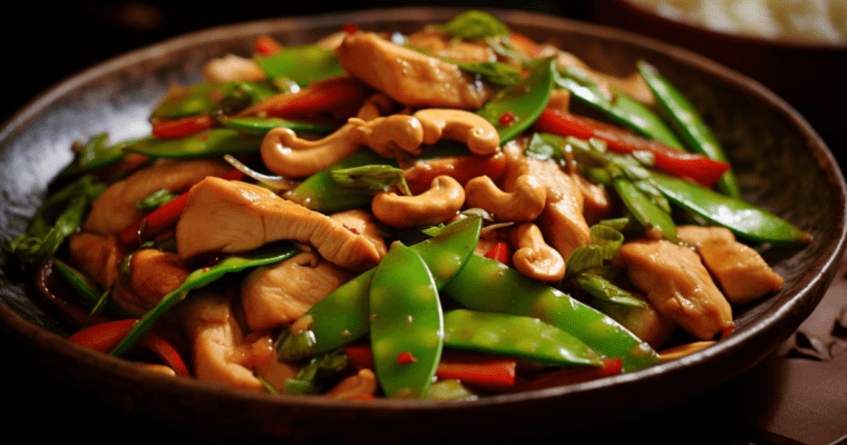 chicken and cashew stir-fry recipe