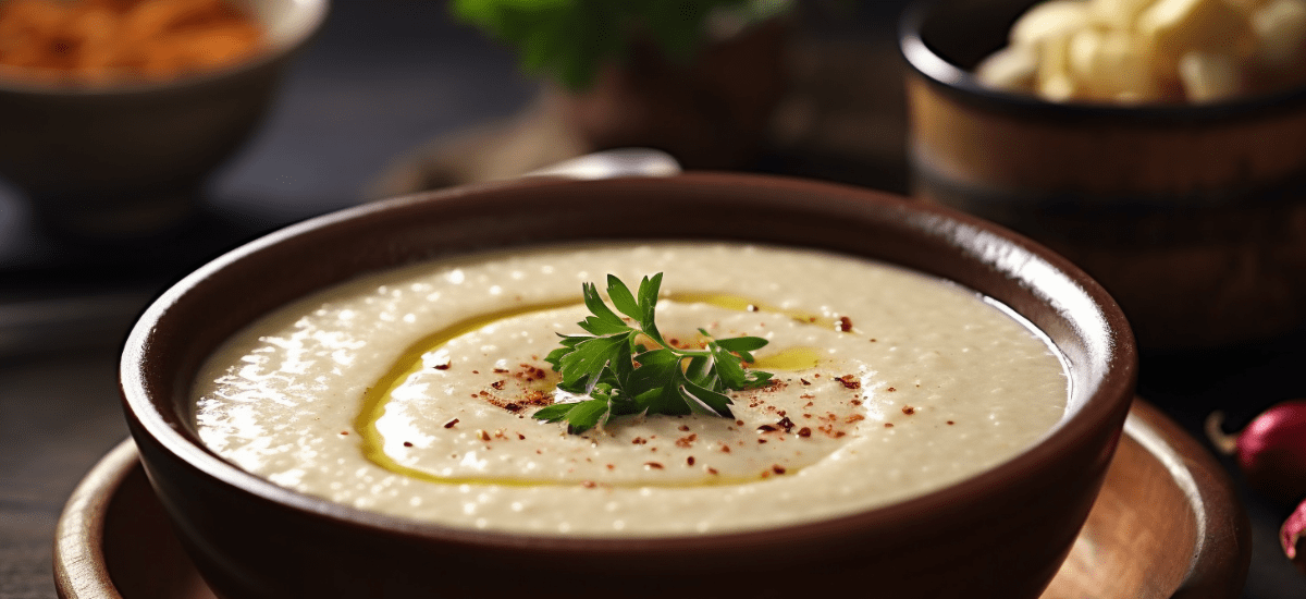 Middle Eastern Cauliflower Soup