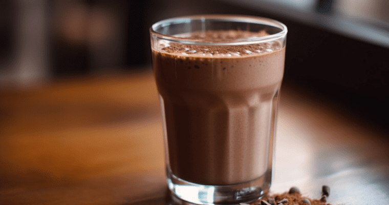 banana choc hazelnut smoothie recipe