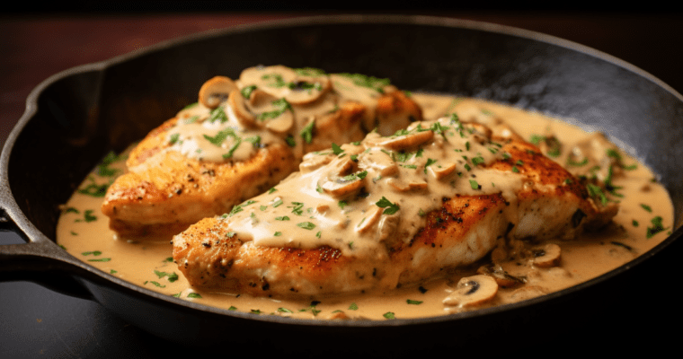 chicken breasts with stroganoff sauce recipe