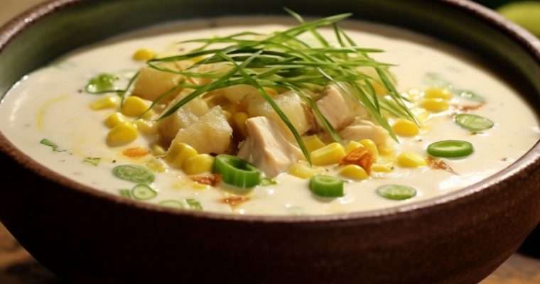 Creamy Chicken and Corn Soup recipe