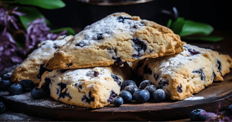 blueberry white chocolate scones recipe