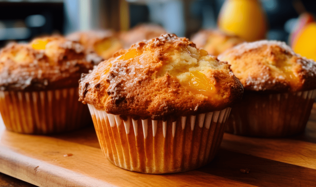 Peaches and Cream Muffins