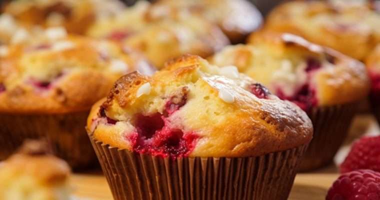 raspberry and white chocolate muffins recipe
