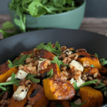 pumpkin blue cheese and walnut salad recipe