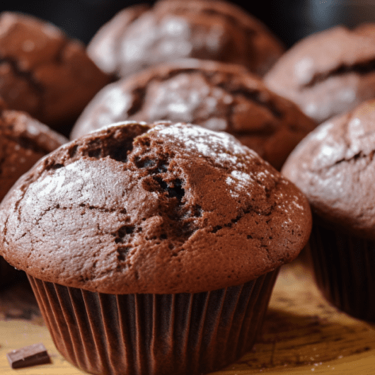 double chocolate muffins recipe