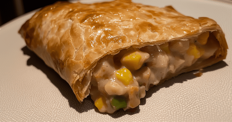 Tuna and Corn Strudel