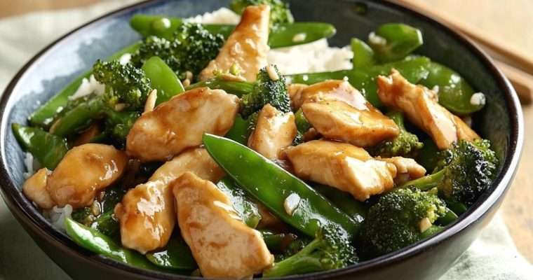 Healthy Ginger Chicken Stir-fry