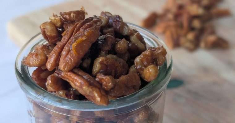 Orange Candied Pecans