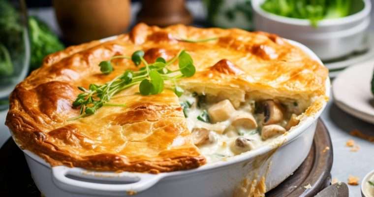 Chicken and Mushroom Pie