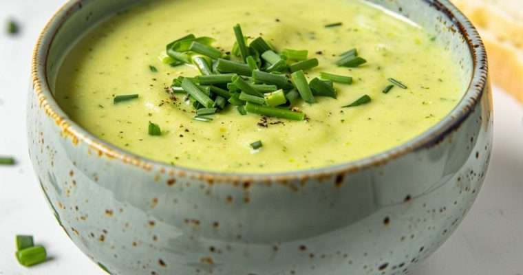 Zucchini Soup with Coconut Cream