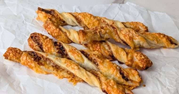 Cheese and Vegemite Twists