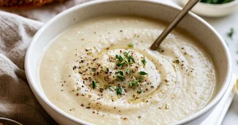Creamy Cauliflower and Potato Soup